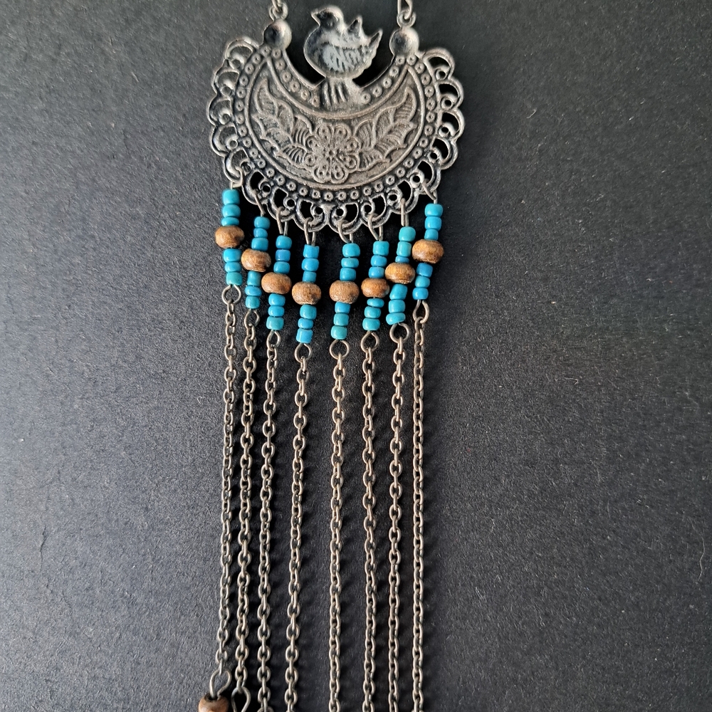 Vintage Bohemian Style Necklace - Picture 4 of 9